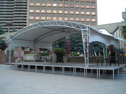 portable mobile aluminium wedding event concert lazer stage structure
