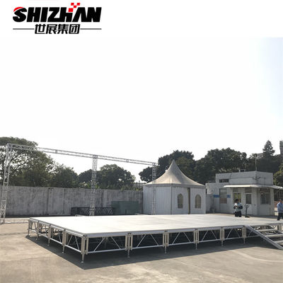Anti-slip aluminium frame mobile stage platform for outdoor concert
