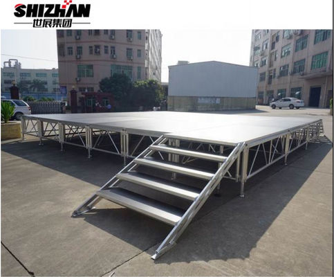 Glass Plywood Acrylic Led Dance Stage Frame Truss Structure