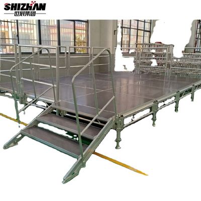 750kgs/sqm Heavy Duty Portable Aluminum temporary 4x4 Stage Platform