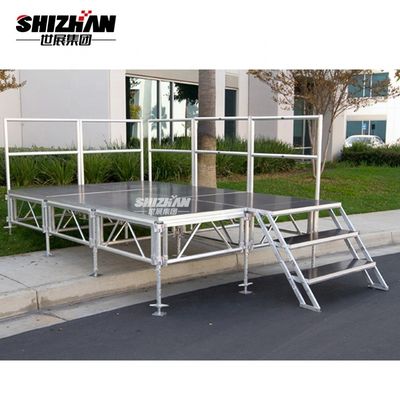 Easy Install Fully Aluminum Adjustable TUV Portable Concert Stage