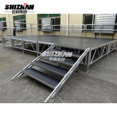 Aluminum Roof Truss System TUV Custom modular Outdoor Stage Platform