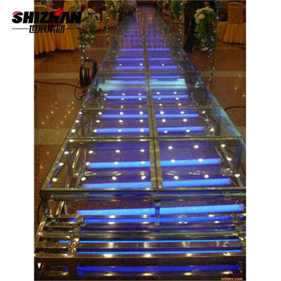 Decoration Wedding Live Performance Stage Temporary Portable 4x8 Stage Deck Clear