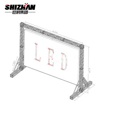 LED Wall Screen Light Truss Stand Triangular For Fashion Show