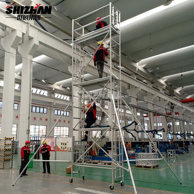 Easy Install Mobile Aluminum Scaffolding Tower 3m 12m Height