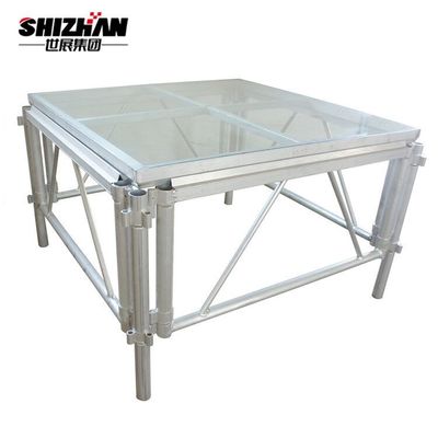 Entertainment Event Aluminum Plywood Stage Platform Easy Assembly