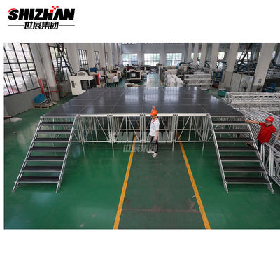 Entertainment Event Aluminum Plywood Stage Platform Easy Assembly