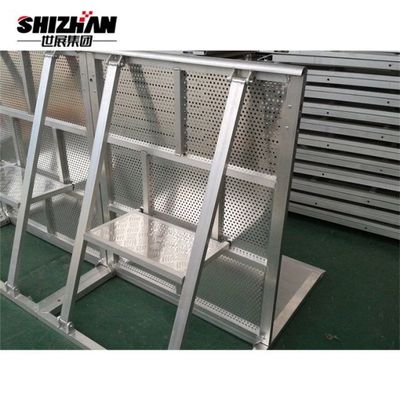 Aluminum stage concert crowd control barrier event protect barricade