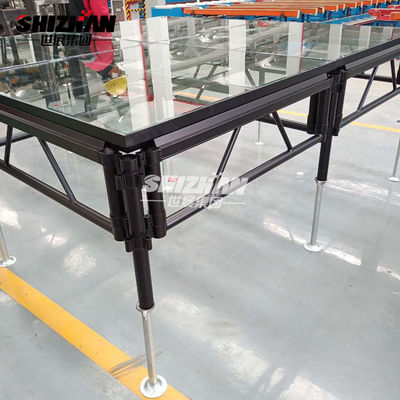 TUV/SGS/CE/ISO9001 Certified 4x4/4x8 Glass Stage Deck