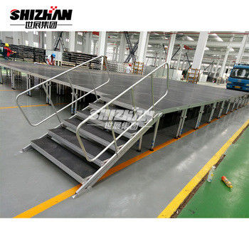 1.22x2.44m Black Aluminum Stage Platforms Outdoor
